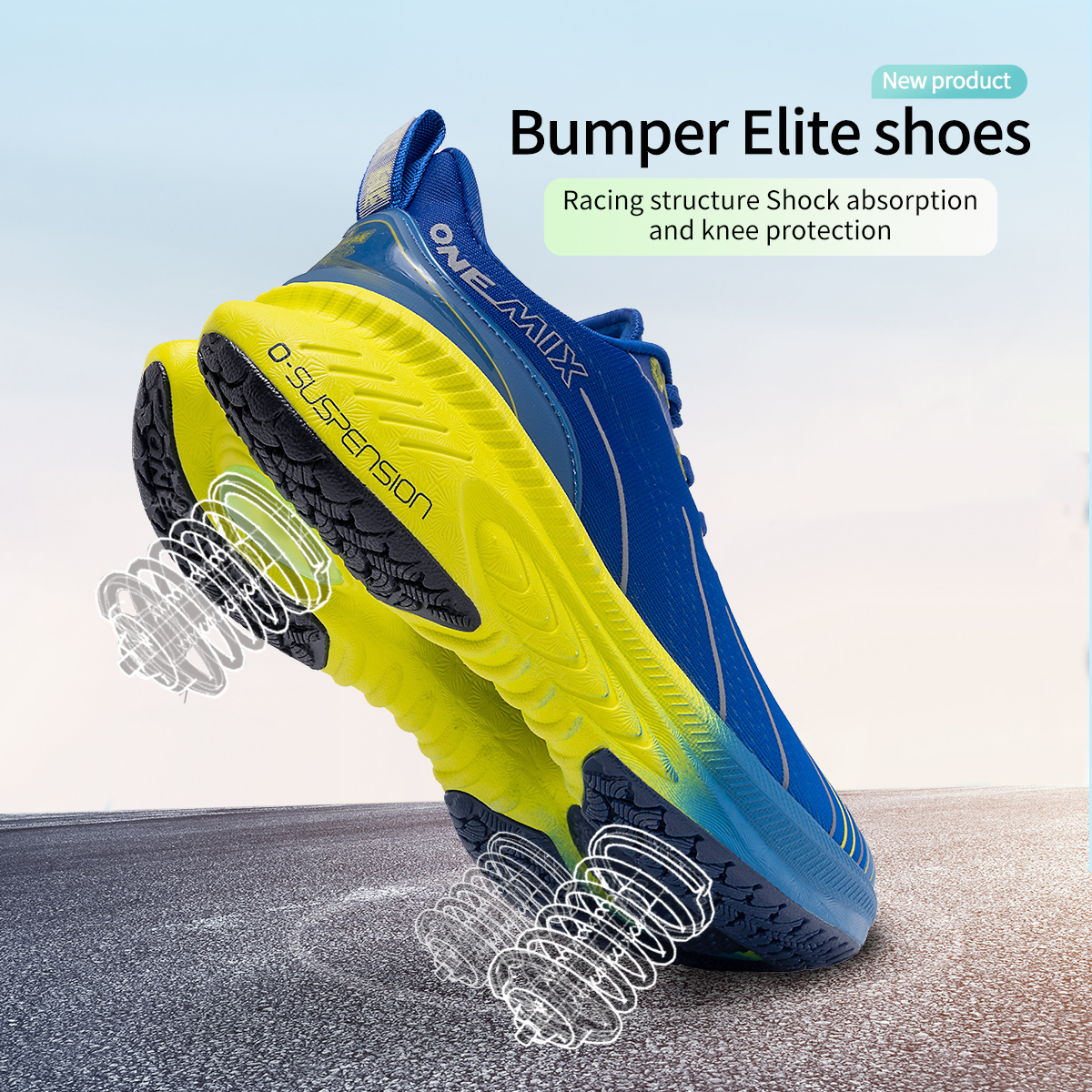 Balance Cushion Disc - ONEMIX Running Shoes for Men Outdoor
