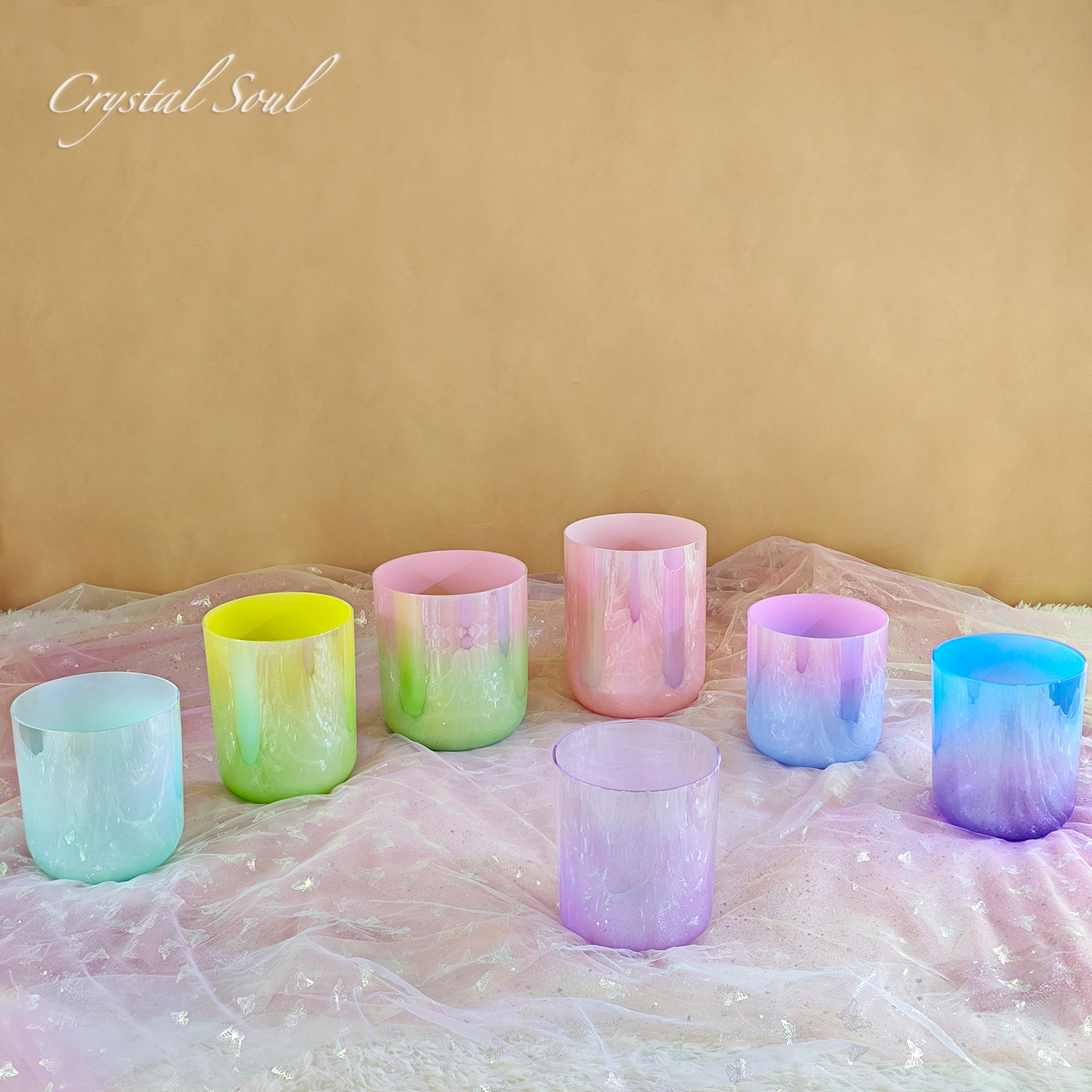 Healing Crystal Set - CrystalSoul 432Hz 7-8.5inch Alchemy Clear Quartz