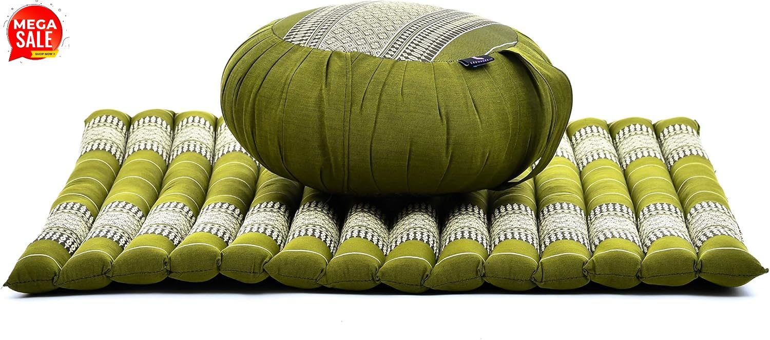 Meditation Cushion Zafu - Meditation Cushion Set - 1 Round