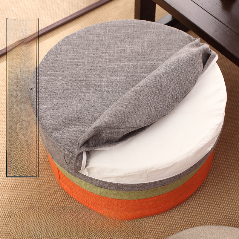 Meditation Cushion Zafu - Thickened Linen Zafu Meditation Pad Buddhist
