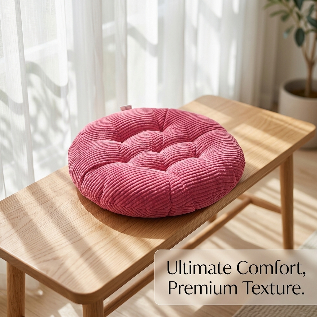 Round Thick Corduroy Chair Cus - Meditation Cushion Zafu 리뷰 및 가격