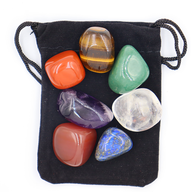 7pc/set Natural crystal Yoga P - Healing Crystal Set 리뷰 및 가격