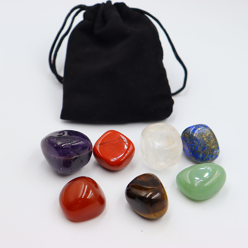 7pc/set Natural crystal Yoga P - Healing Crystal Set 리뷰 및 가격
