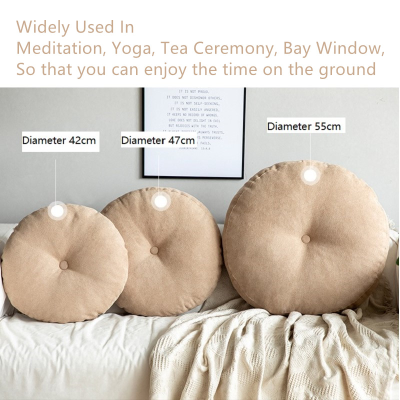Soft Round Big Floor Cushion M - Meditation Cushion Zafu 리뷰 및 가격