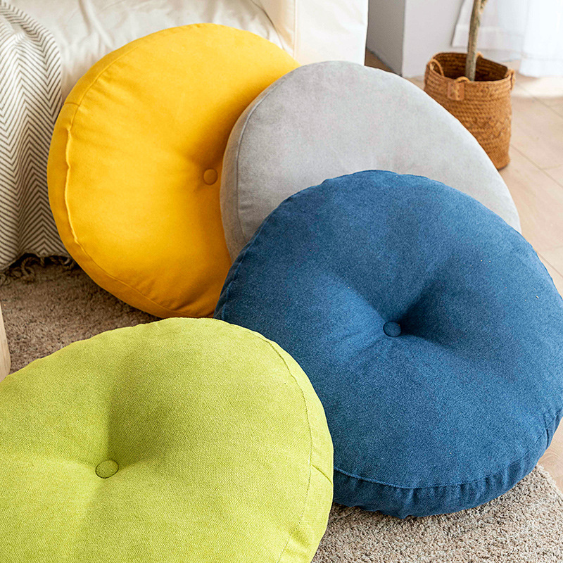 Round Floor Seat Pillow Solid  - Meditation Cushion Zafu 리뷰 및 가격