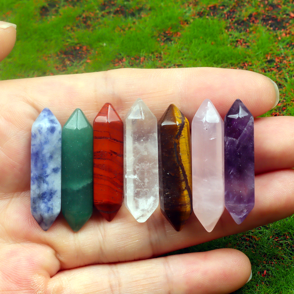 7-Piece Set Natural Crystal He - Healing Crystal Set 리뷰 및 가격