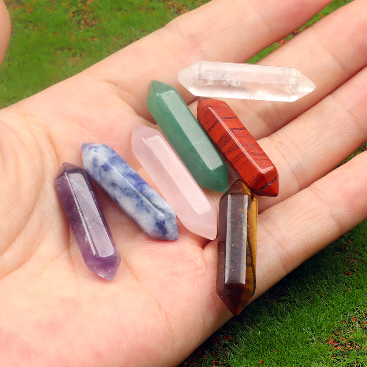 7-Piece Set Natural Crystal He - Healing Crystal Set 리뷰 및 가격