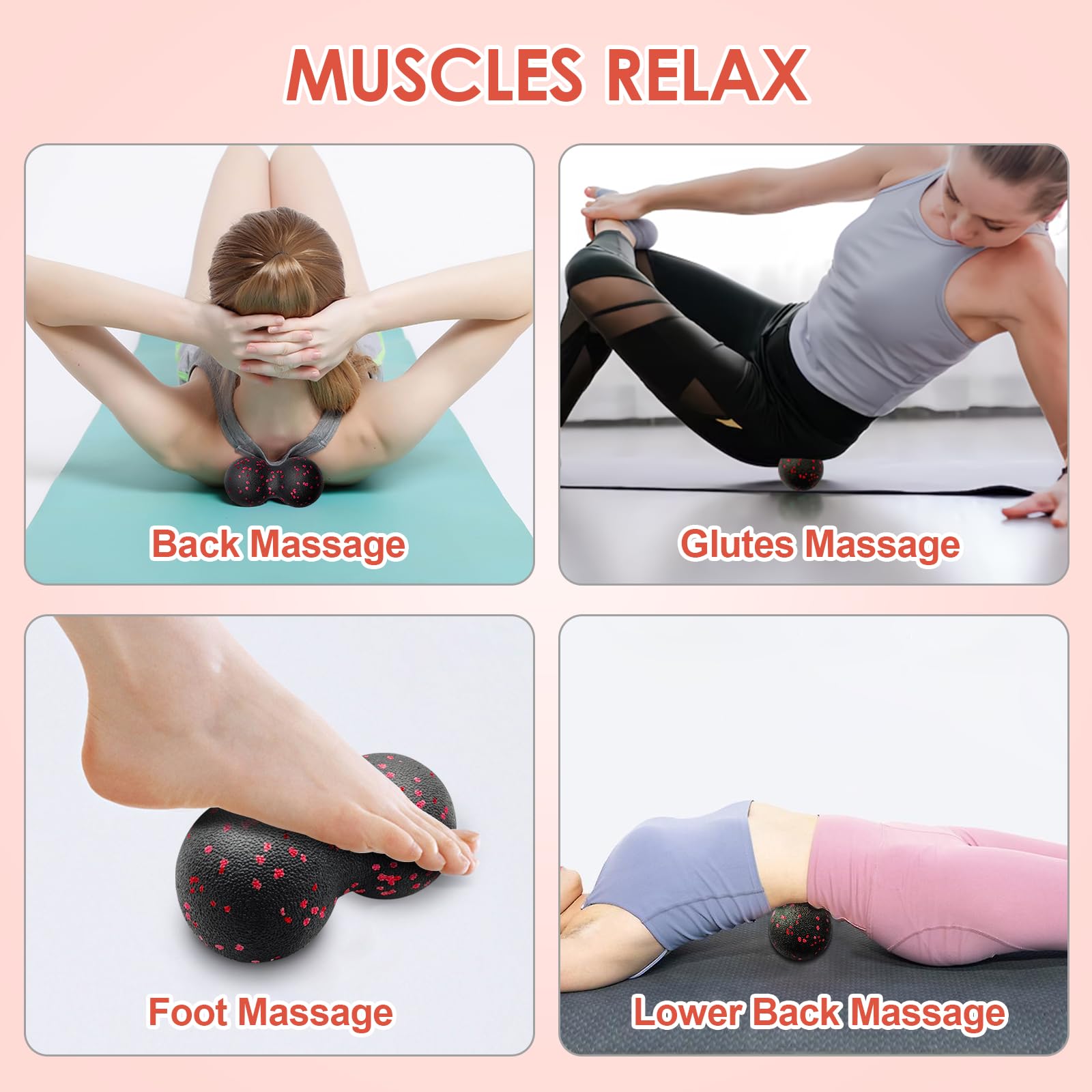 Hollow Yoga Roller Massage Pea - Health Wellness Fitness 리뷰 및 가격