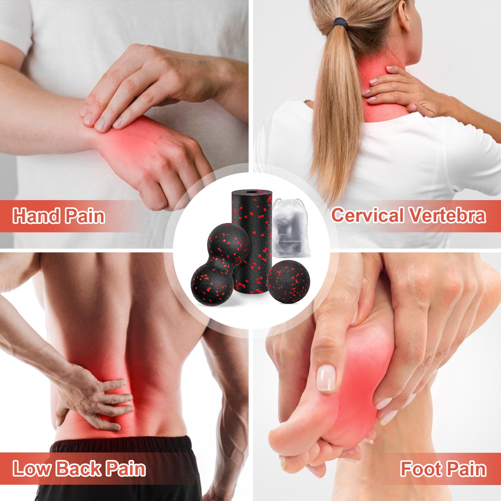 Hollow Yoga Roller Massage Pea - Health Wellness Fitness 리뷰 및 가격