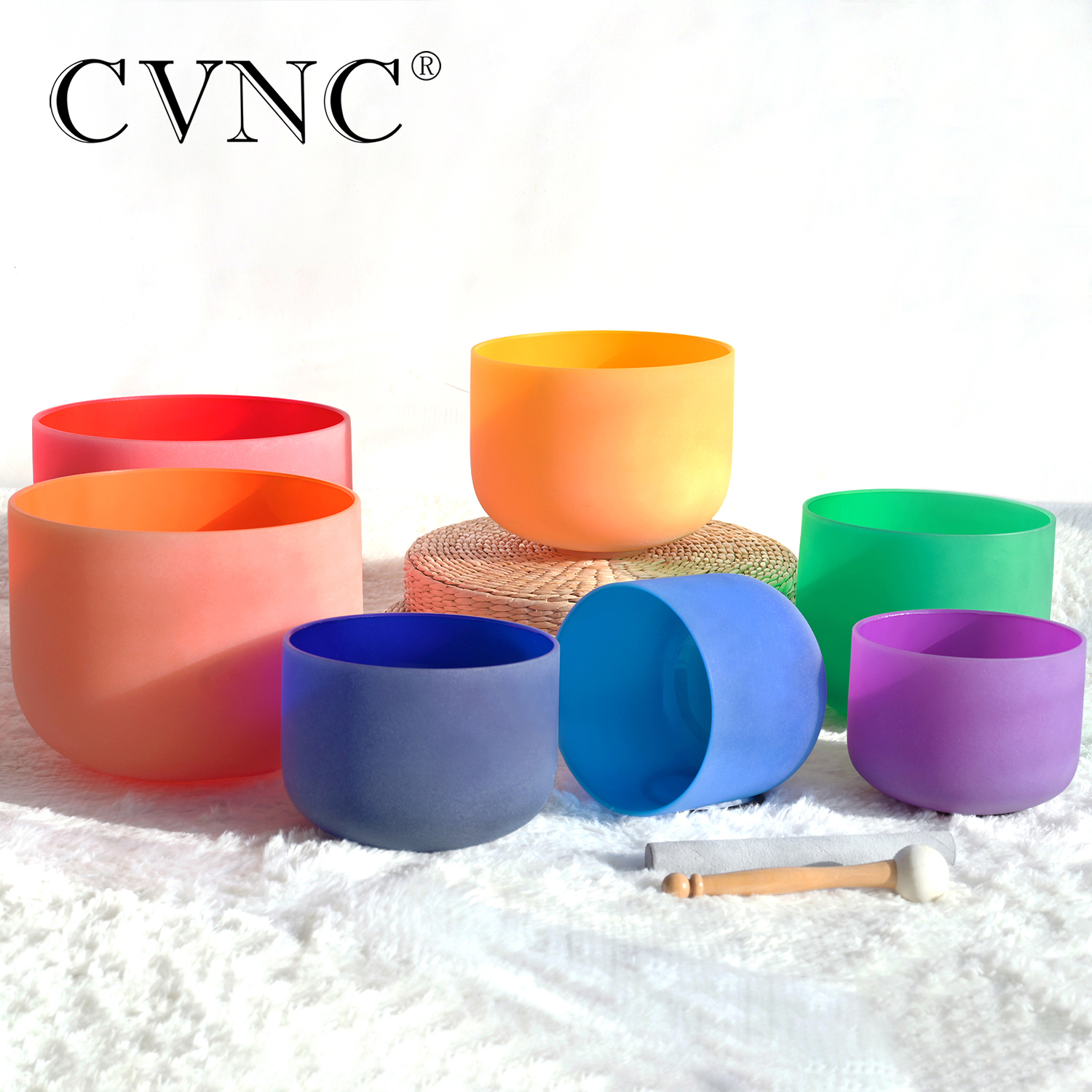 CVNC 432HZ 6-12 Inch Colored F - Healing Crystal Set 리뷰 및 가격