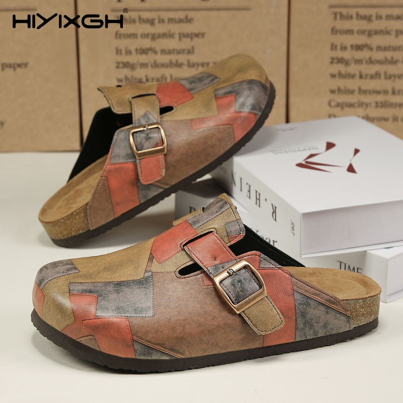 Comfort Cork Leather Slippers  - Health & Wellness Pay 리뷰 및 가격