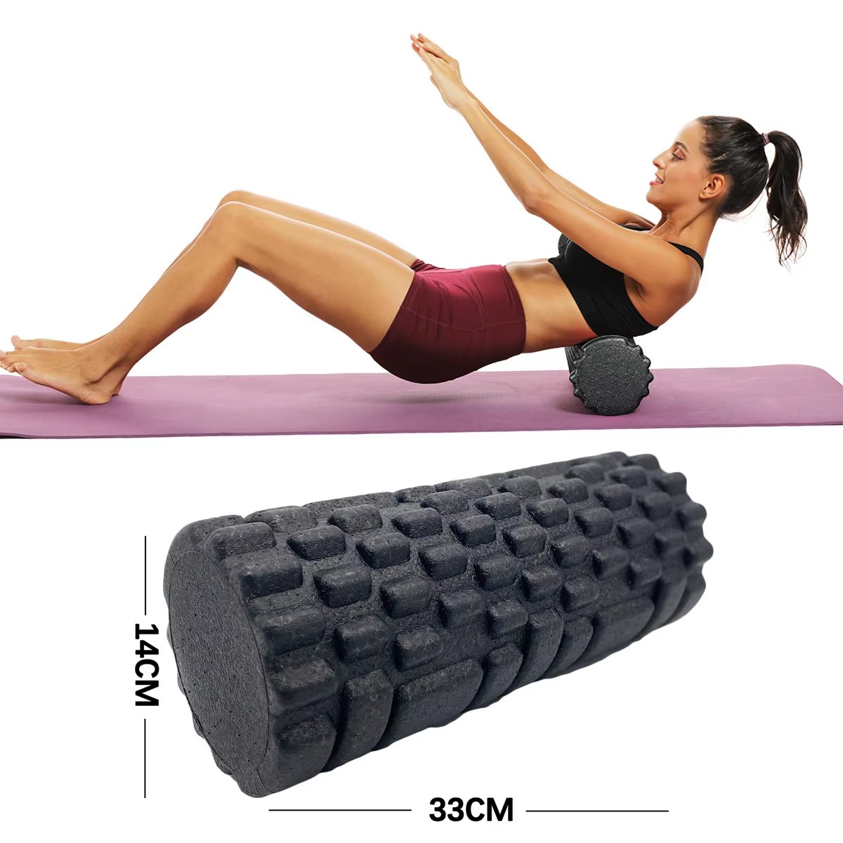 30/33cm Fitness Foam Roller Yo - Health Wellness Fitness 리뷰 및 가격