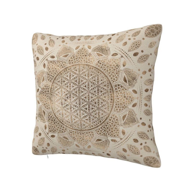 Custom Flower Of Life In Lotus - Meditation Cushion Zafu 리뷰 및 가격