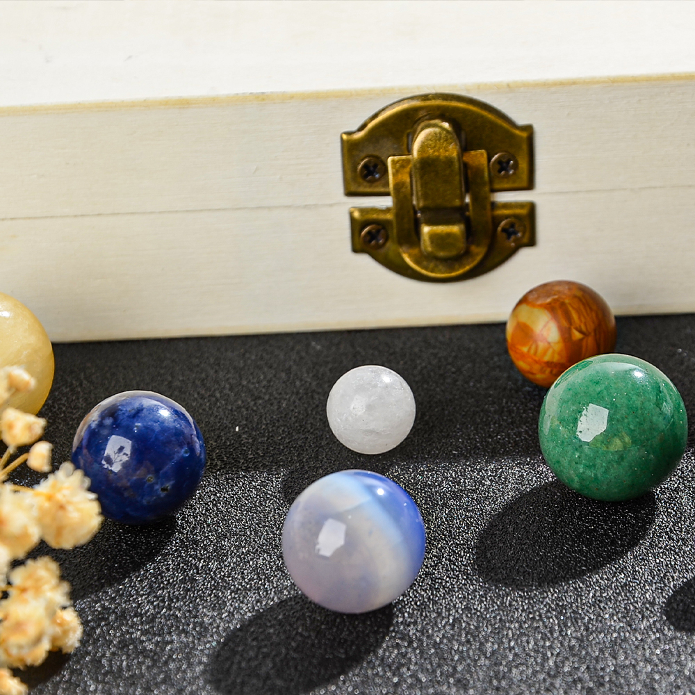 9pcs/set Nine Planet Crystal S - Healing Crystal Set 리뷰 및 가격