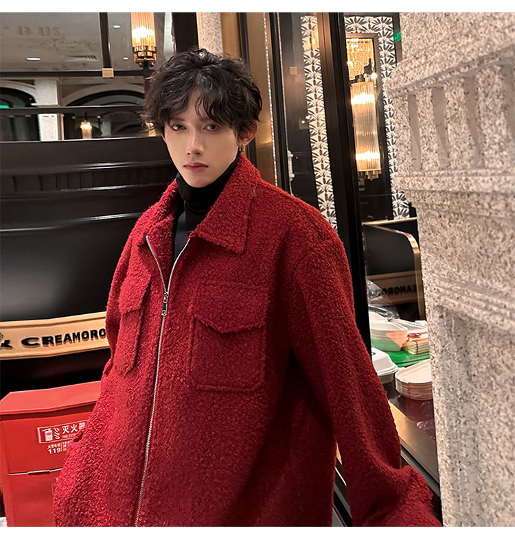 Wool Blend Jacket Man Green Me - Health Wellness Lifestyle 리뷰 및 가격