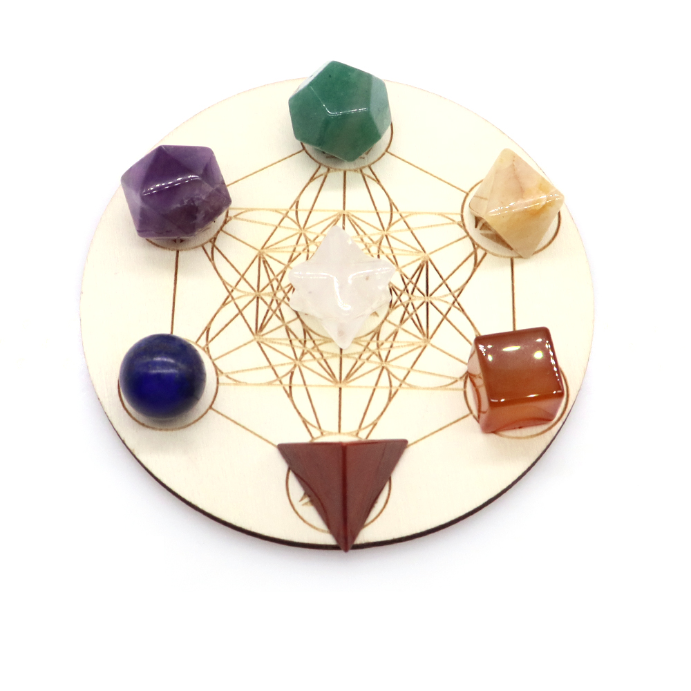 Natural Crystals 7Pcs Platonic - Healing Crystal Set 리뷰 및 가격