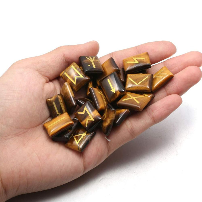 25PCS Runes Stones Set Engrave - Healing Crystal Set 리뷰 및 가격
