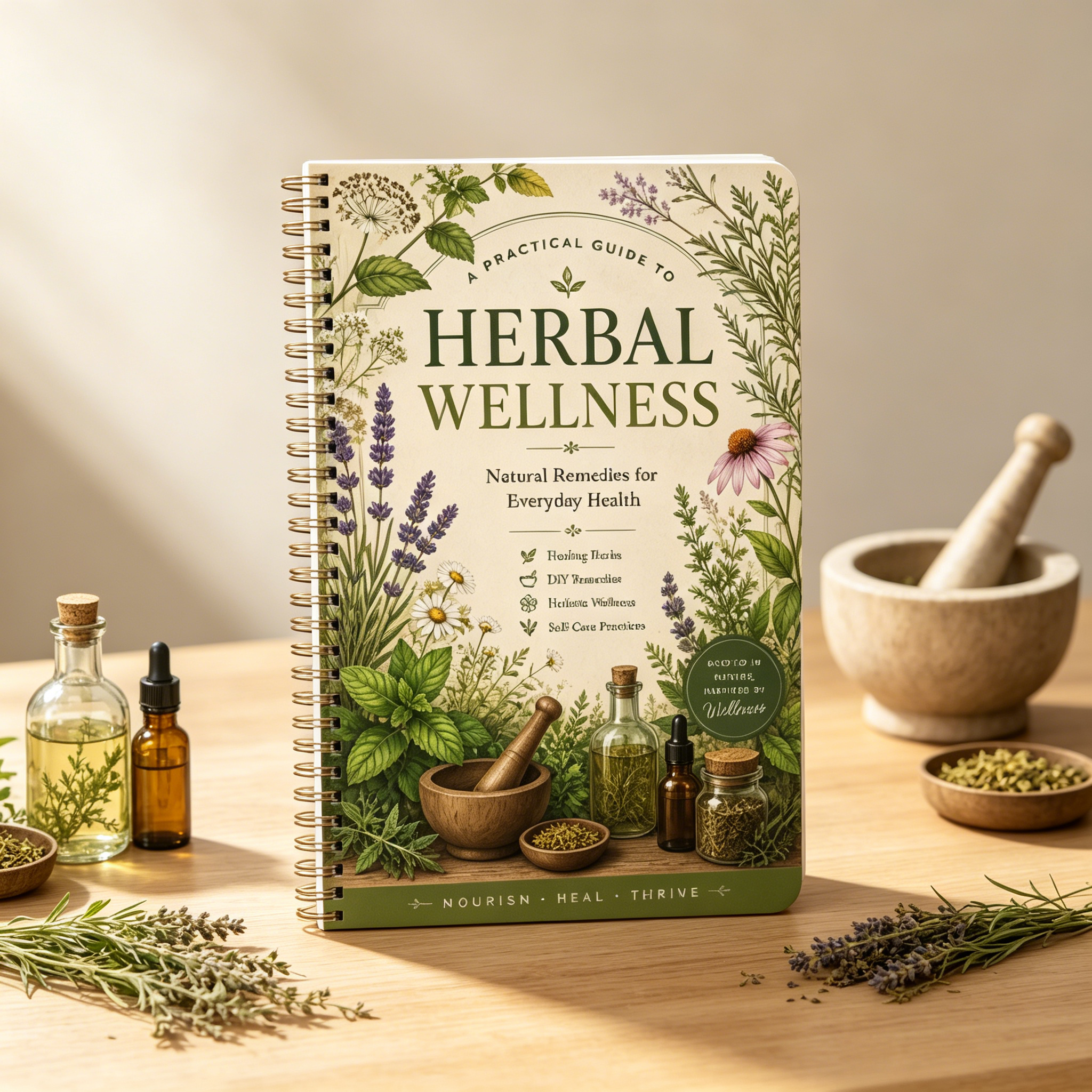 Herbal Remedies Journal A5 Spi - Health Wellness Notes 리뷰 및 가격