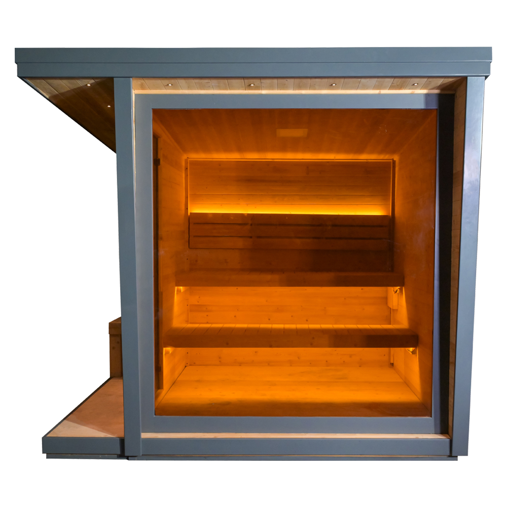 Custom Made Gray Outdoor Moder - Health Wellness And Spa 리뷰 및 가격